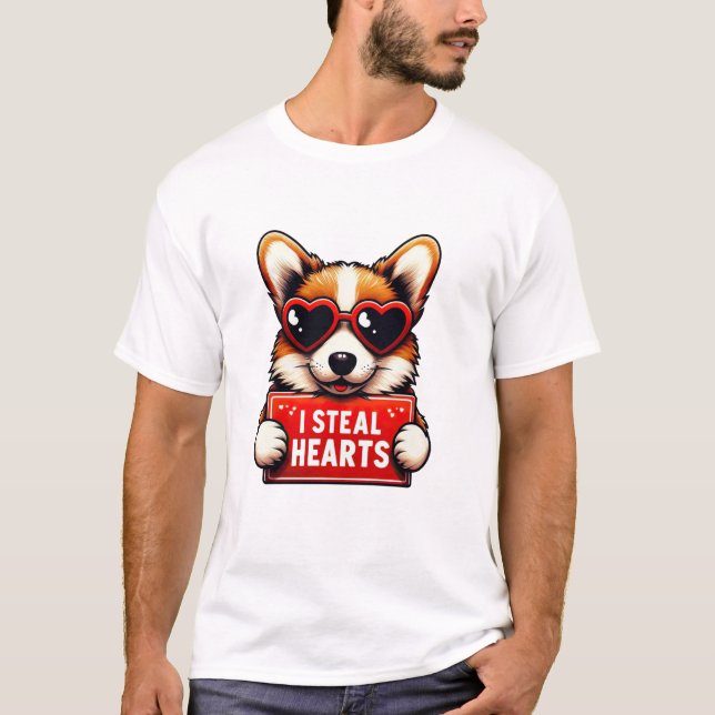 Jag Steal Hearts Kids Manar T Shirt (Framsida)