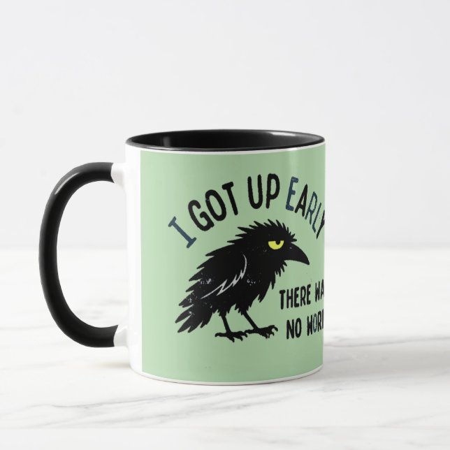JAG STEG UPP TIDIGT MUGG (Vänster)