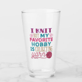 Jag Sticka, men min favorithobby samlar in garn Glaskopp