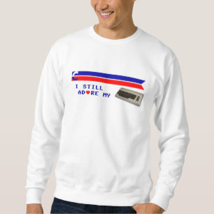 Jag stillar älskar min tröja C64 Långärmad Tröja