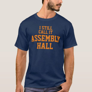 Jag stillar appell det aulan - blått/orange t shirt