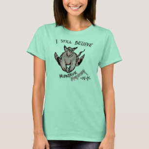 Jag stillar den tro Montauk monsterutslagsplatsen T-shirt
