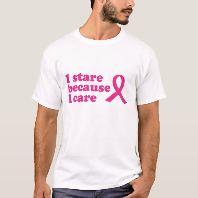Jag stirrar, därför att jag att bry sig tee (Framsida)