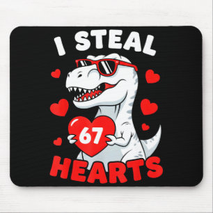 Jag Stjäl 67 Hjärtan Rolig 67 Valentine Dinosaurie Musmatta
