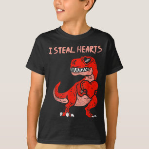Jag Stjäl Hjärts Dinosaurie Trex Dino Kärlek Alla T Shirt