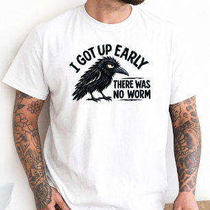 Jag Stod Upp Tidigt Där Fanns Ingen Mask Grinig Ko T Shirt