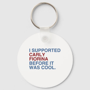 Jag stödde Carly Fiorina innan det var coola Nyckelring