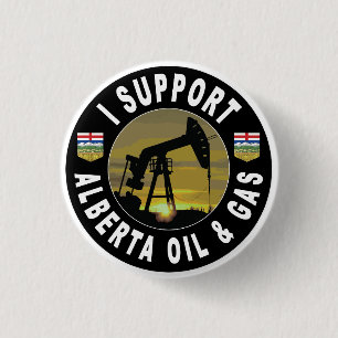 Jag stöder Alberta Oil & Gas Knapp