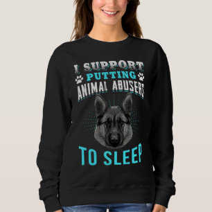 Jag stöder att djurförbrytare ska få sova beagle D T Shirt