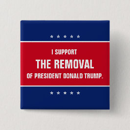 Jag stöder avskaffandet av president Donald Trump Knapp