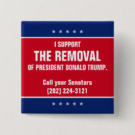 Jag stöder avskaffandet av president Donald Trump Knapp
