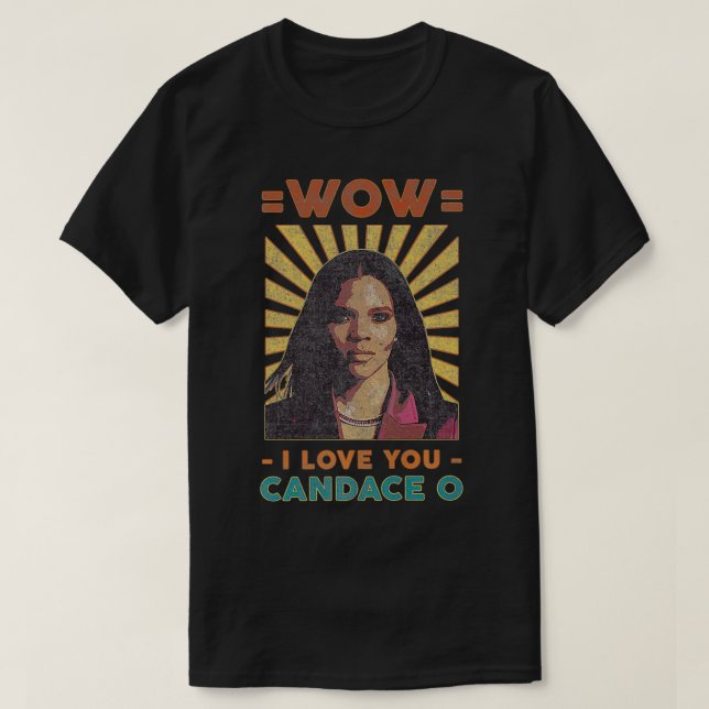 Jag stöder Candace Ows för republikansk president  T Shirt (Design framsida)