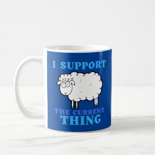 Jag stöder den nuvarande finanspolitiska Sak Kaffemugg