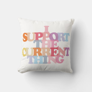 Jag Stöder Den Nuvarande Saken Kuddthrow Pillow bo Kudde