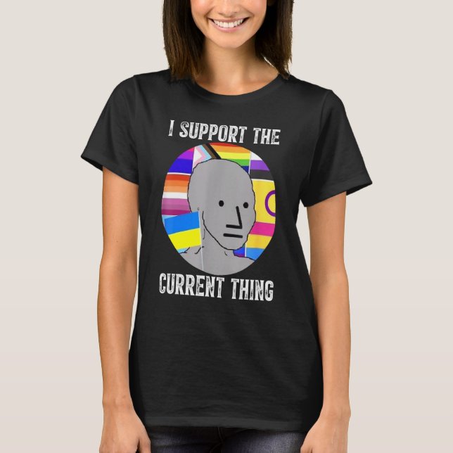 Jag stöder det nuvarande Sak 2 T Shirt (Framsida)