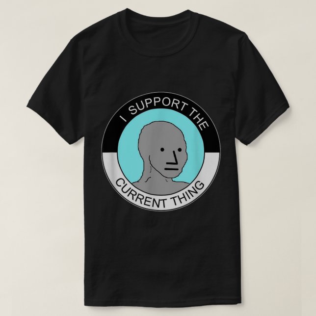 Jag stöder det nuvarande Sak T Shirt (Design framsida)
