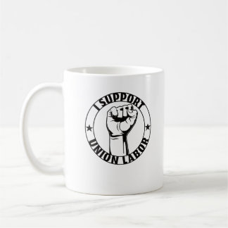 Jag stöder en stark union för arbetarpartiet i uni kaffemugg