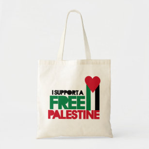 Jag stöder ett fritt Palestina Tygkasse