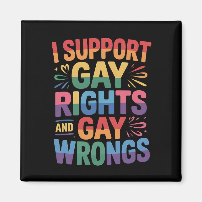 Jag Stöder Hbtq-Rättigheter Och Felaktigheter Inom Magnet (Framsidan)