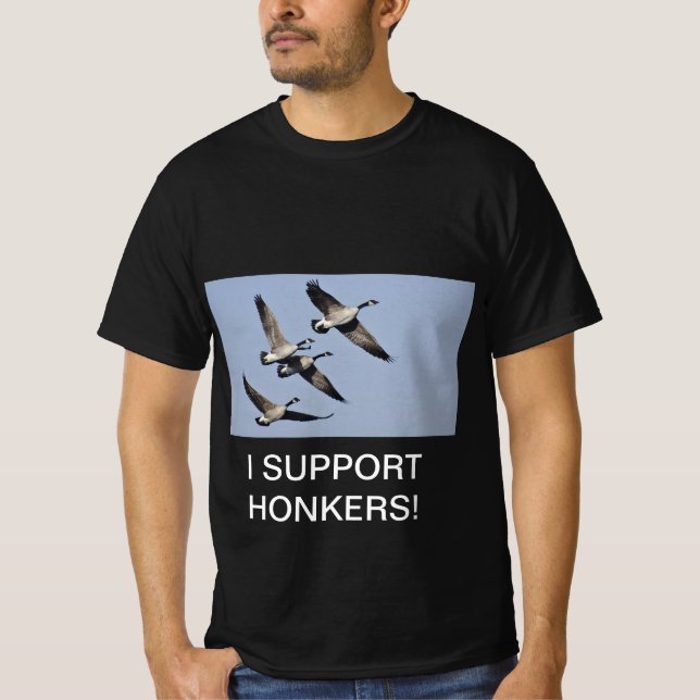 JAG STÖDER HONKERS! T SHIRT (Framsida)