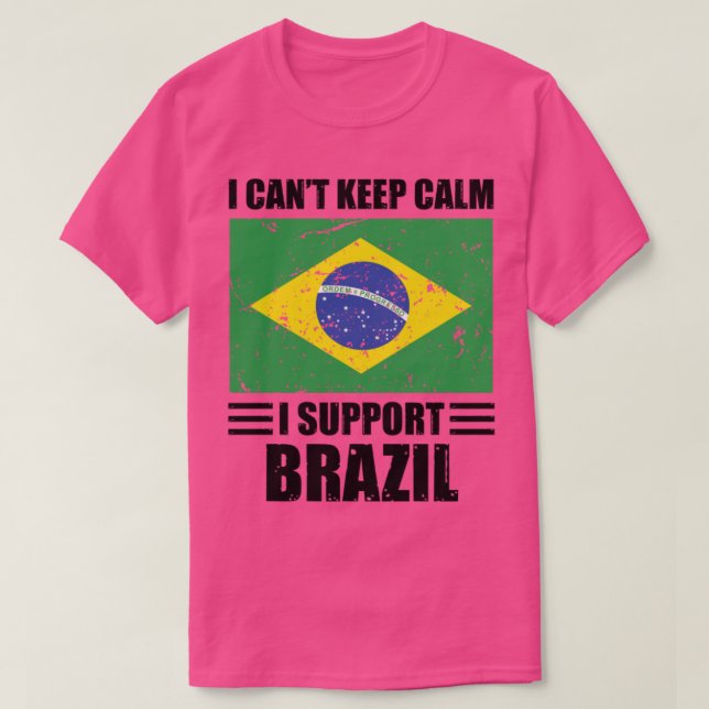Jag stöder inte behållans lugn att jag stöder braz t shirt (Design framsida)