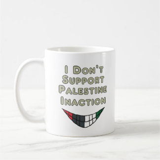 Jag stöder inte Palestinas passivitet Kaffemugg