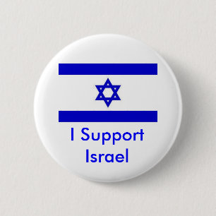 Jag stöder Israel Knapp