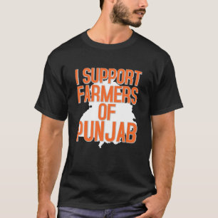 Jag stöder jordbrukare i Punjab India Kisan Rally T Shirt