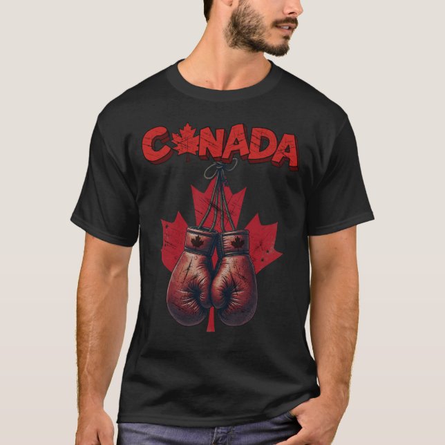 Jag stöder kanadaelbows upp canada t-shirt merch (Framsida)