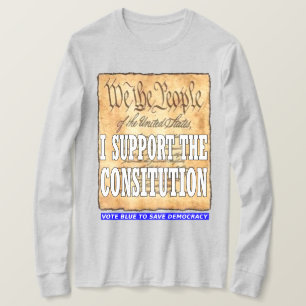 Jag stöder konstitutionen t shirt
