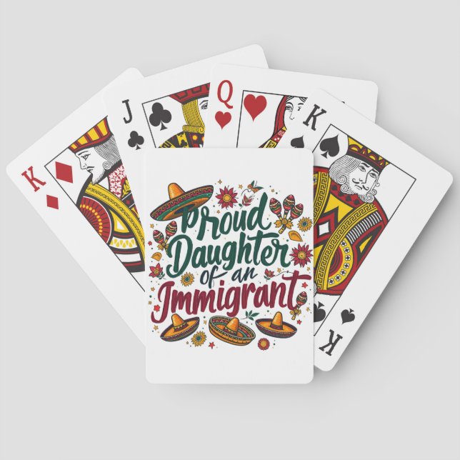 Jag stöder kvinnors Höger och kvinnlig könsstympni Casinokort (Baksidan)