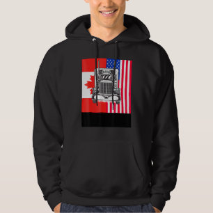 Jag stöder lastbilschaufförer 2022. Vi stöder Last Hoodie