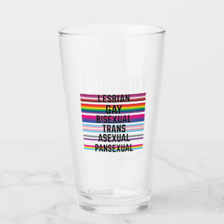 Jag stöder Lesbisk Gay Bisexual Trans ASexual Pans Glaskopp