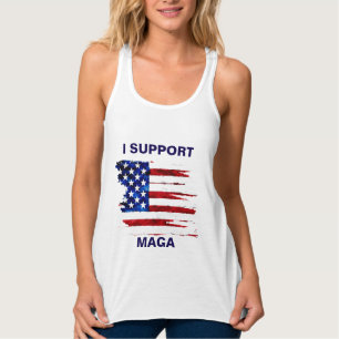 JAG STÖDER MAGA LINNE MED RACERBACK