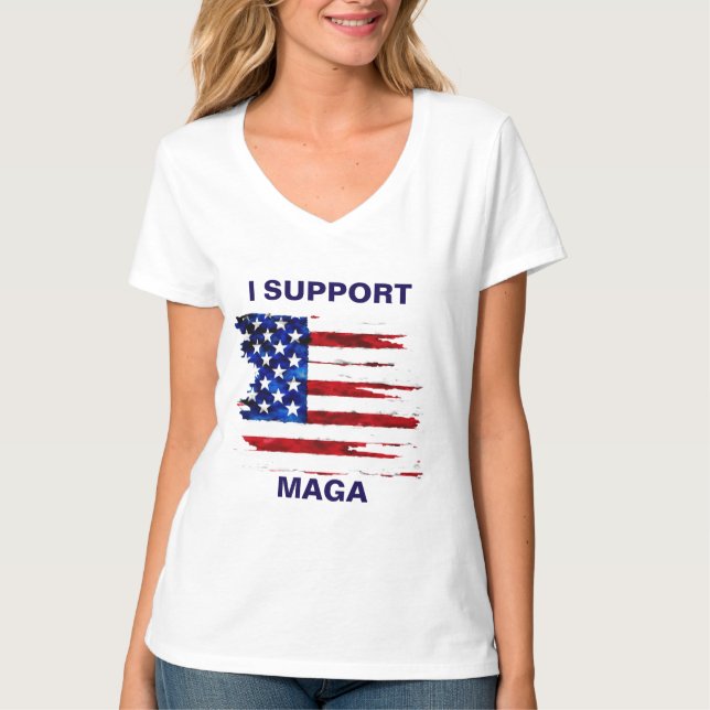 JAG STÖDER MAGA T SHIRT (Framsida)