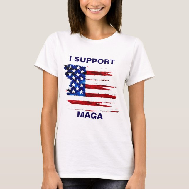 JAG STÖDER MAGA T SHIRT (Framsida)