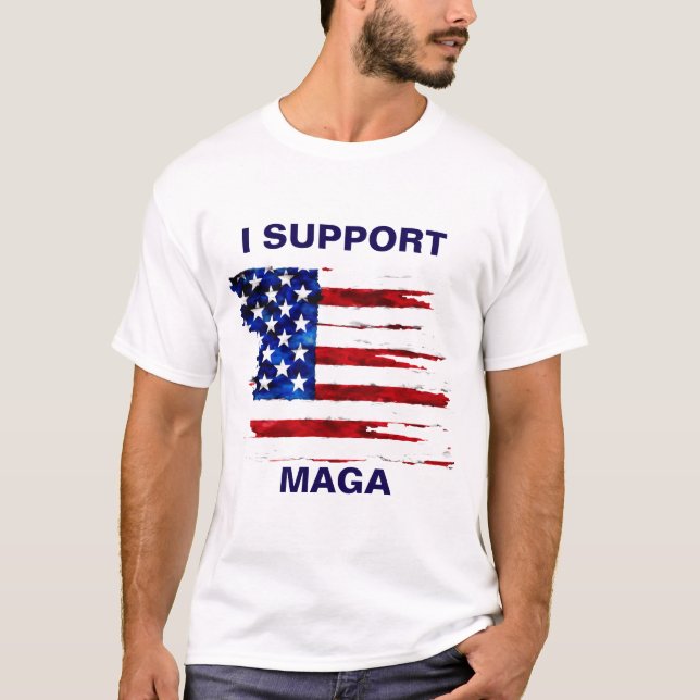 JAG STÖDER MAGA T SHIRT (Framsida)