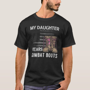 Jag stöder med stolthet våra trupper min doughter t shirt