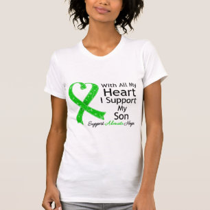 Jag stöder min son hela mitt hjärta t-shirt