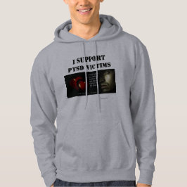 Jag stöder PTSD-offer Hoodie