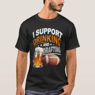Jag stöder rattfylleri och ritning av fantasin D T Shirt