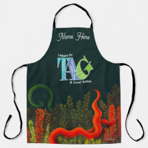 Jag stöder Topeka Art Guild Design Apron