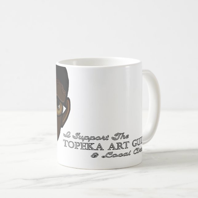 Jag stöder Topeka Art Guild Mugg (Framsida höger)
