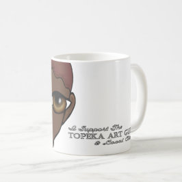 Jag stöder Topeka Art Guild Mugg