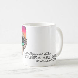 Jag stöder Topeka Art Guild Mugg