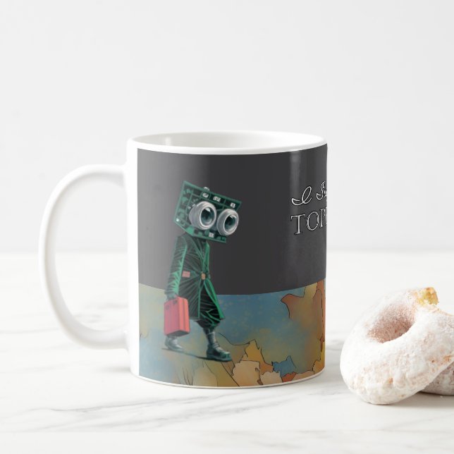 Jag stöder Topeka Art Guild Mugg (Med munk)