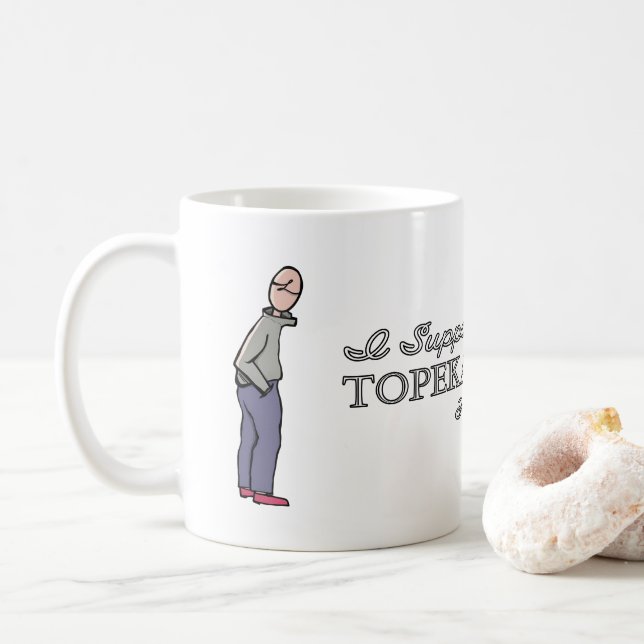 Jag stöder Topeka Art Guild Mugg (Med munk)