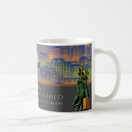 Jag stöder Topeka Art Guild-muggen Kaffemugg