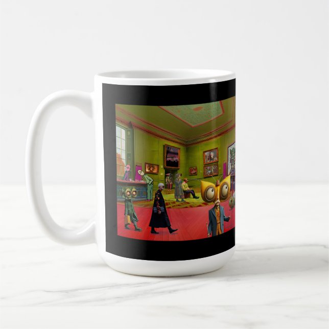 Jag stöder Topeka Art Guilds mugg (Vänster)