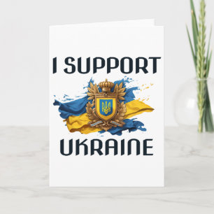 Jag Stöder Ukraina Stå För Ukrainsk Rysk Fred Kort